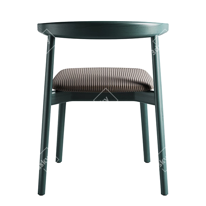 Modern Ando Chair Upholstered Design 3D model image 4