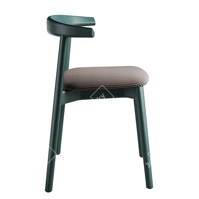 Modern Ando Chair Upholstered Design 3D model image 5