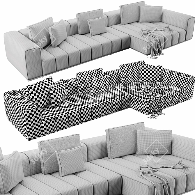 Luxury Minotti GoodMan Furniture Model 3D model image 5