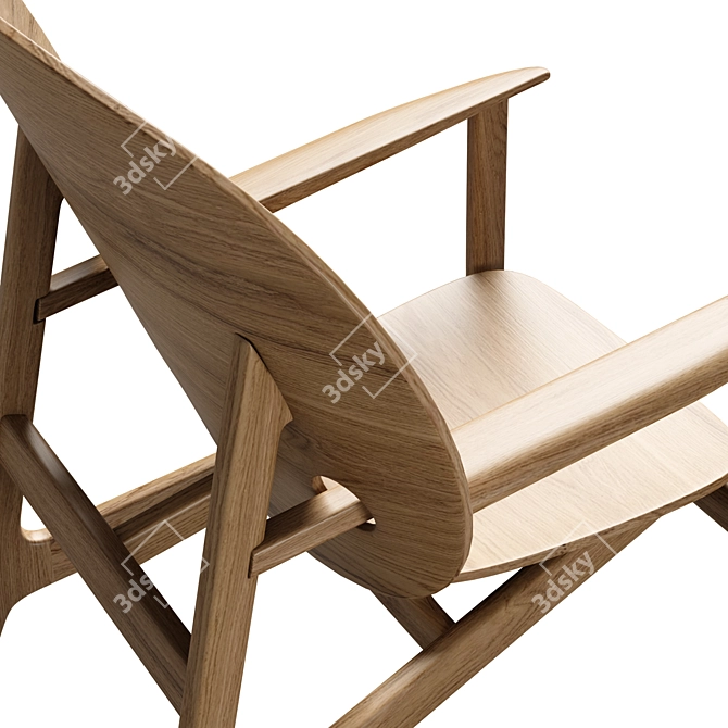 Modern Large Iklwa Chair 3D model image 5