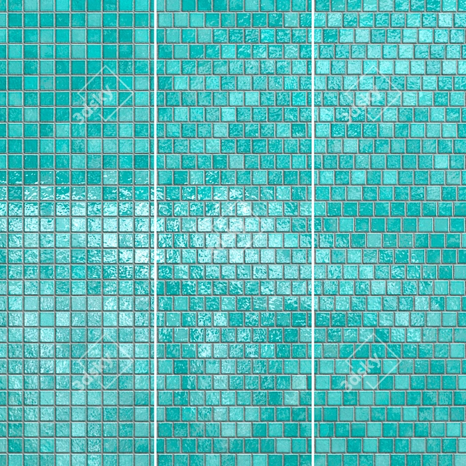 Brillante Ceramic Tiles Set 005 3D model image 18