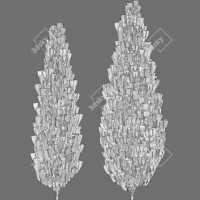 Premium 3D Plant Collection - Biota Orientalis 3D model image 4