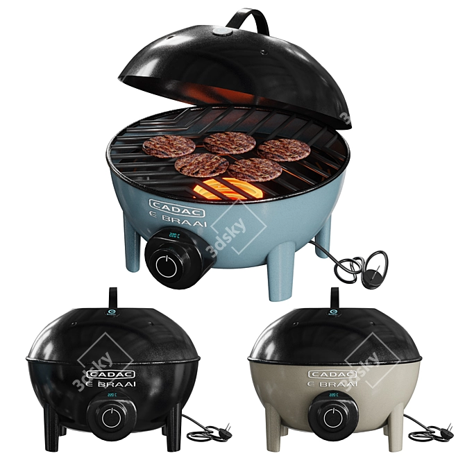 CADAC Electric BBQ Grill 3D model image 1