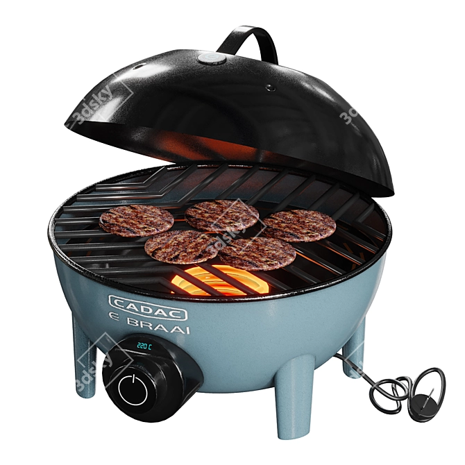 CADAC Electric BBQ Grill 3D model image 2