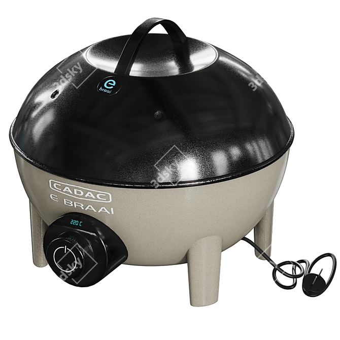 CADAC Electric BBQ Grill 3D model image 3