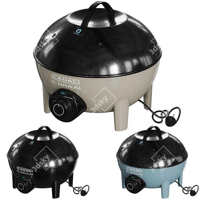 CADAC Electric BBQ Grill 3D model image 4