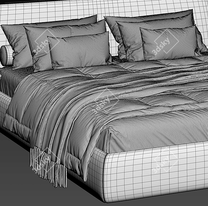 Boca Slim Bed Model Download 3D model image 3