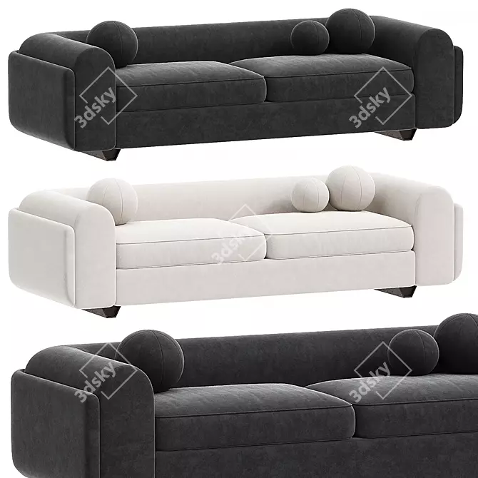 Elegant Eileen Sofa - 3Ds Max FBX 3D model image 2