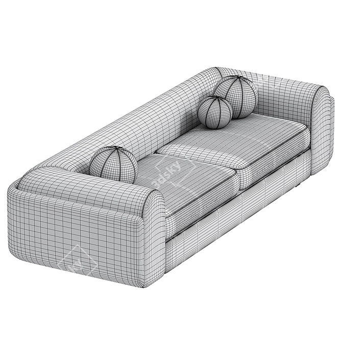 Elegant Eileen Sofa - 3Ds Max FBX 3D model image 4