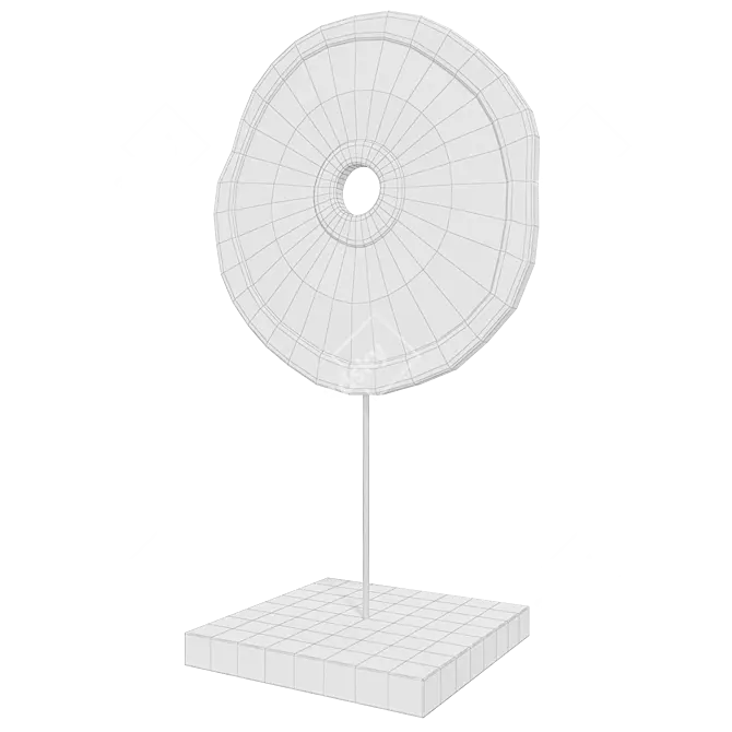 Sculpted Wheel Carving, 3-Piece Set 3D model image 2