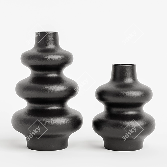 Ceramic Vases Set for Corona 3D model image 7