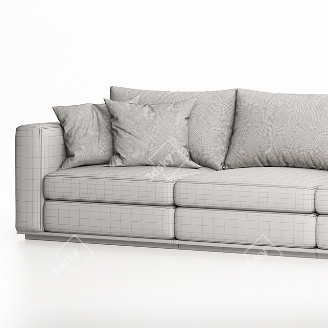 Handmade Modern Fortune Sofa by Stylish Club 3D model image 6