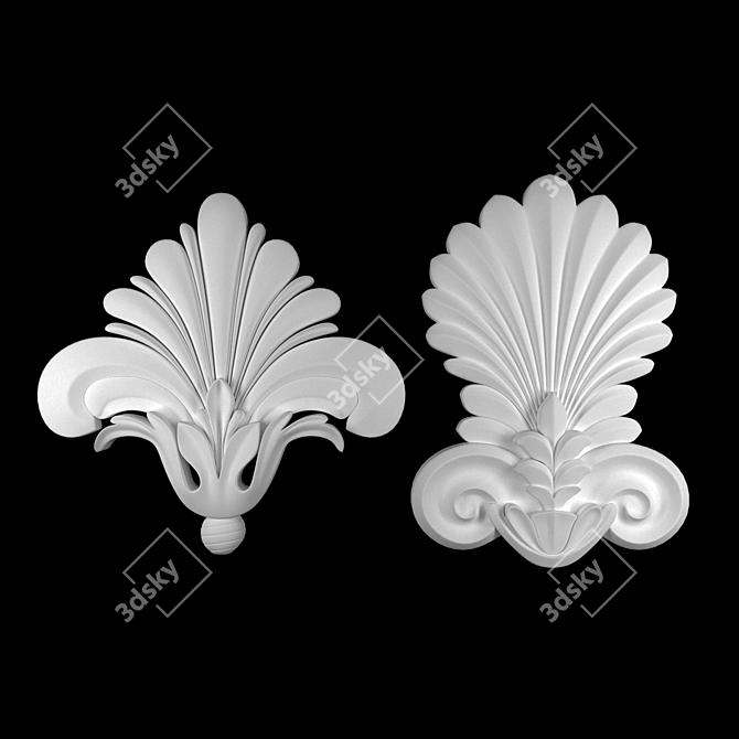 Luxury Ornament 3D Model Bundle 3D model image 2