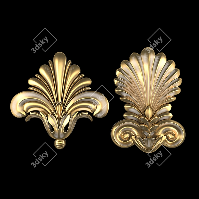 Luxury Ornament 3D Model Bundle 3D model image 3