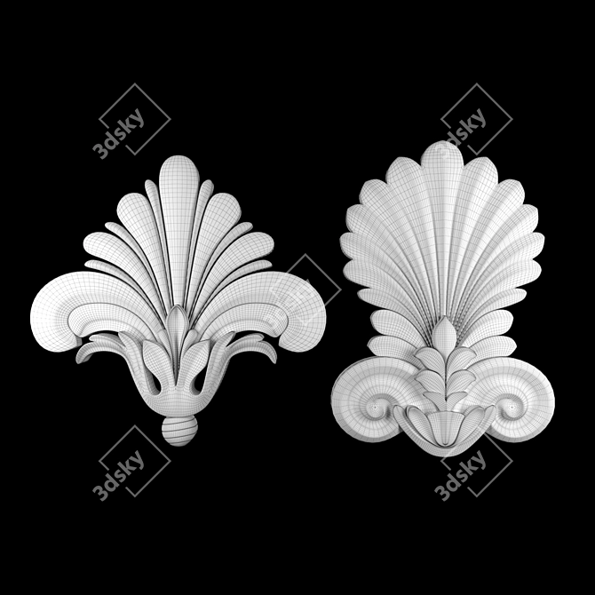 Luxury Ornament 3D Model Bundle 3D model image 5