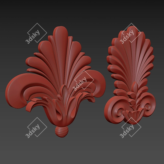 Luxury Ornament 3D Model Bundle 3D model image 6