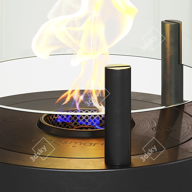 EcoSmart Fire T-Lite Modern Bioethanol Fireplaces 3D model image 5