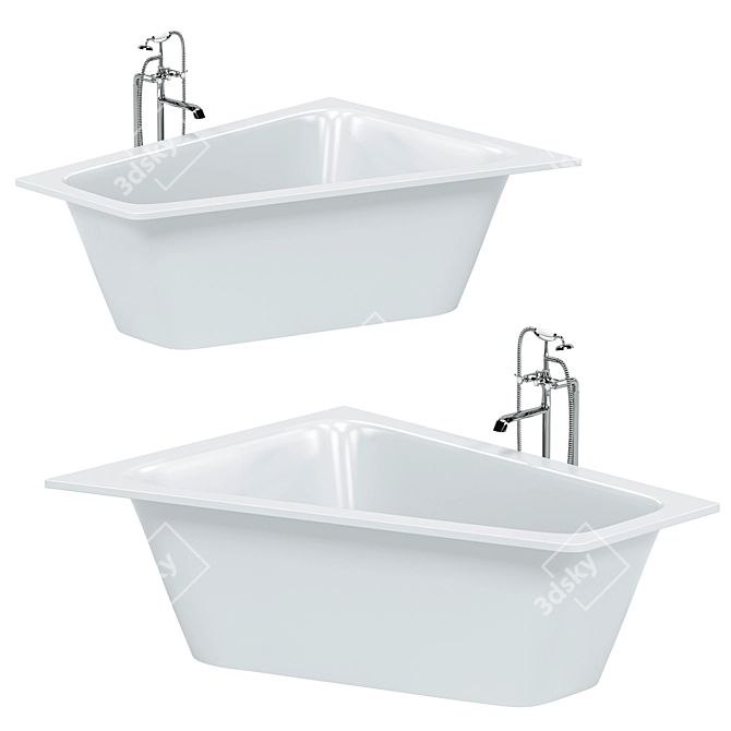 Villeroy & Boch Friends Corner Bath 3D model image 1