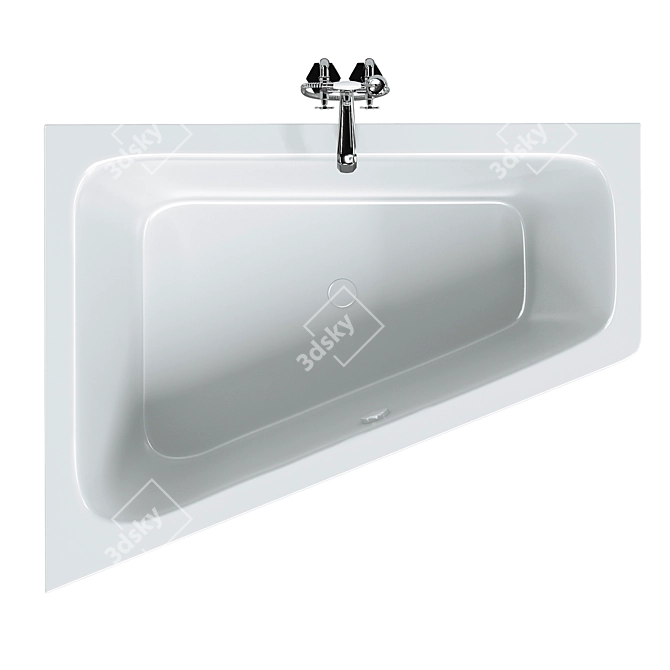 Villeroy & Boch Friends Corner Bath 3D model image 2