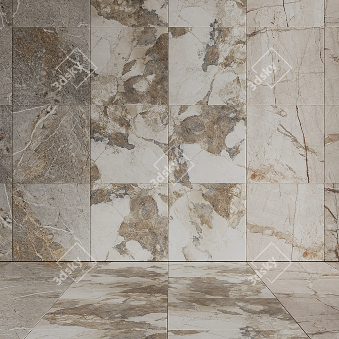 Luxury Ceramic Tile Collection 3D model image 1