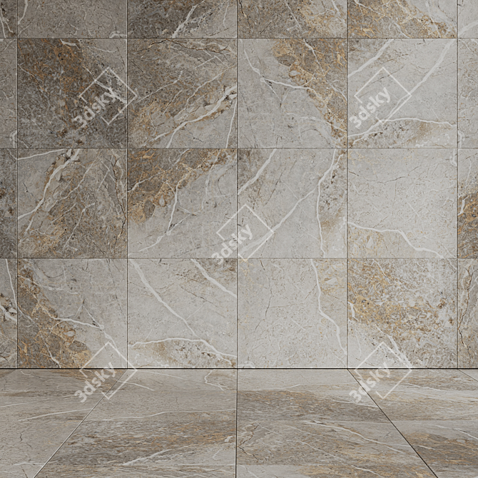 Luxury Ceramic Tile Collection 3D model image 4