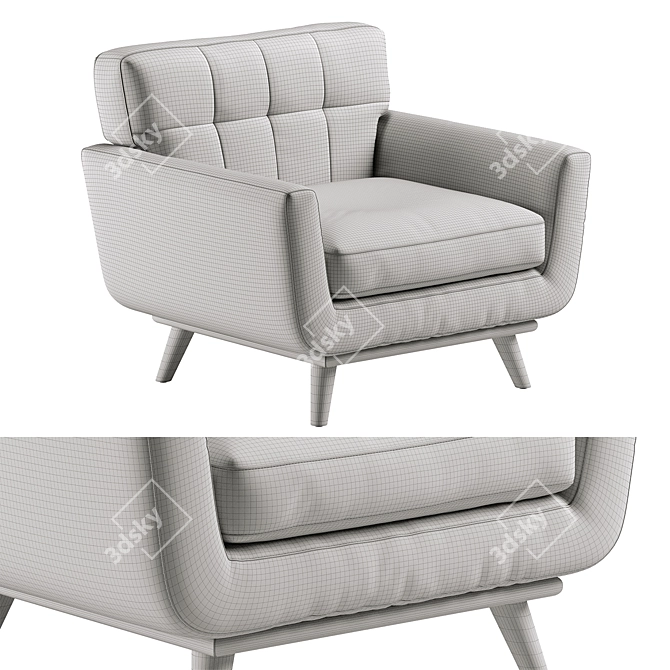 Modway Engage Mid 2016 Sofa 3D model image 13