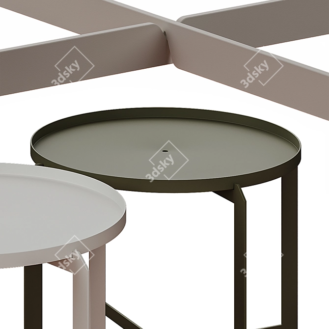 Scandinavian Style Lounge Table 3D model image 6