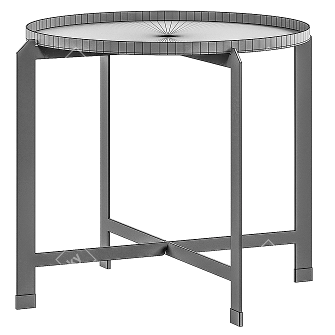 Scandinavian Style Lounge Table 3D model image 7