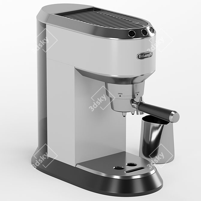  DeLonghi Espresso Machine 3D Model 3D model image 4