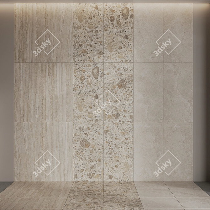 Vitra CityStone Ceramic Tile Collection 3D model image 1