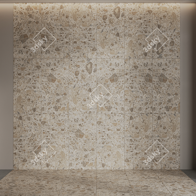 Vitra CityStone Ceramic Tile Collection 3D model image 2