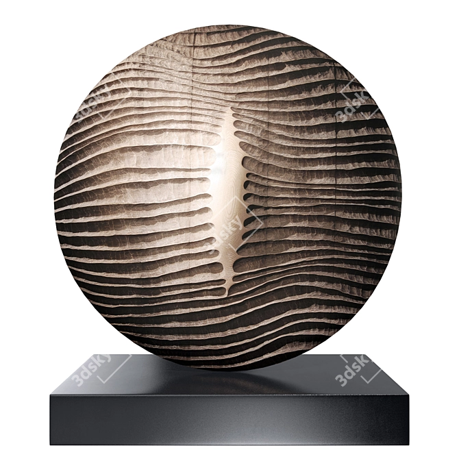 Martenon Sculpture: Abstract Art Piece 3D model image 1