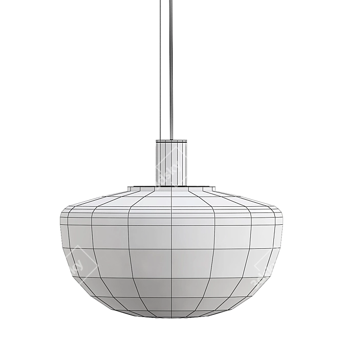 Bank Pendant Light Fixture 3D model image 3