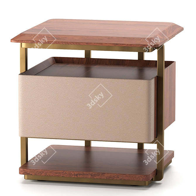 Urban Nightstand 50x45x50 3D model image 2