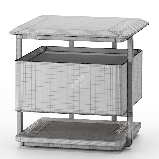 Urban Nightstand 50x45x50 3D model image 3