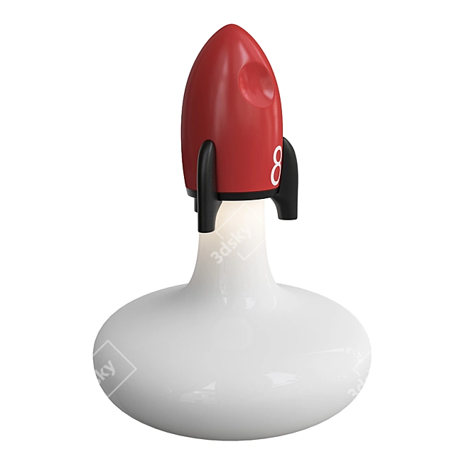 Galactic Rocket Mood Lamp 3D model image 1