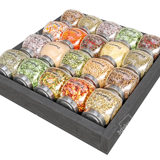  3D Cooking Spices Collection 3D model image 2