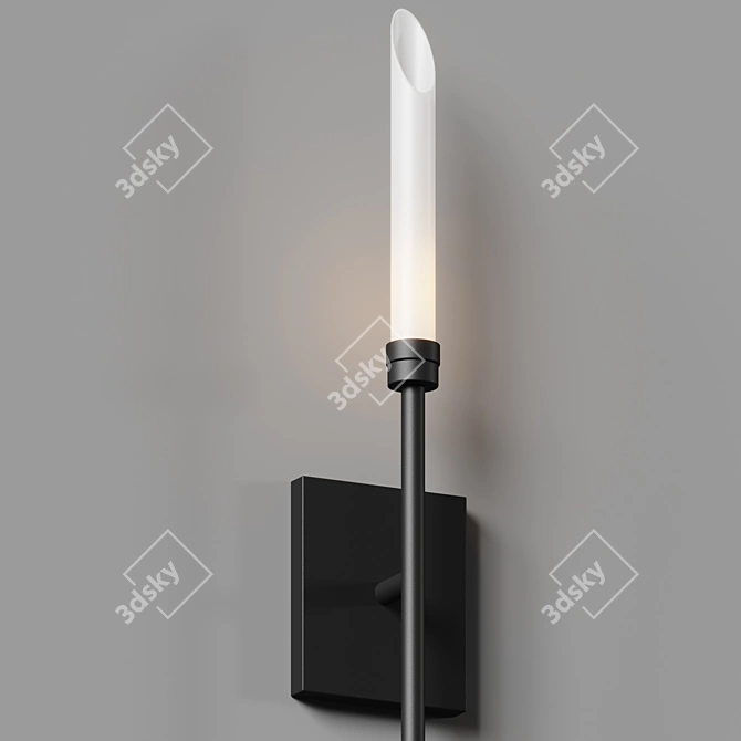 Spur LED Wall Sconce: Modern Minimalist 3D model image 4