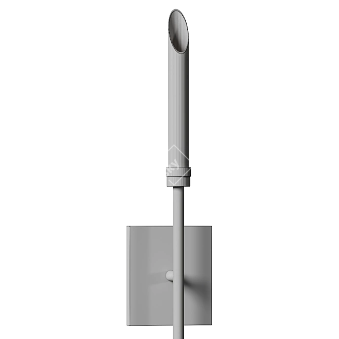 Spur LED Wall Sconce: Modern Minimalist 3D model image 6