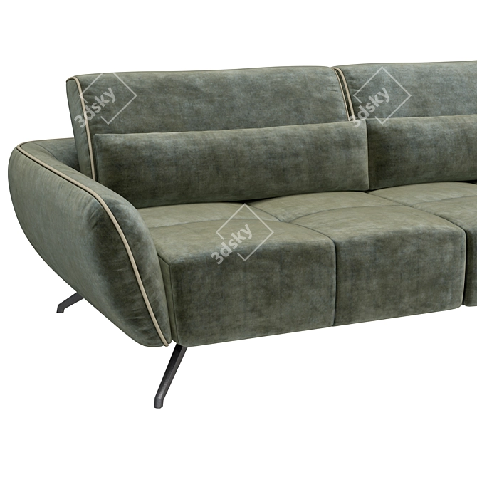 Elegant Hug Sofa: Pure Relaxation 3D model image 4