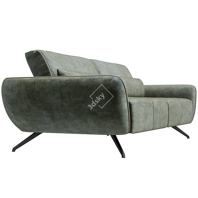 Elegant Hug Sofa: Pure Relaxation 3D model image 6