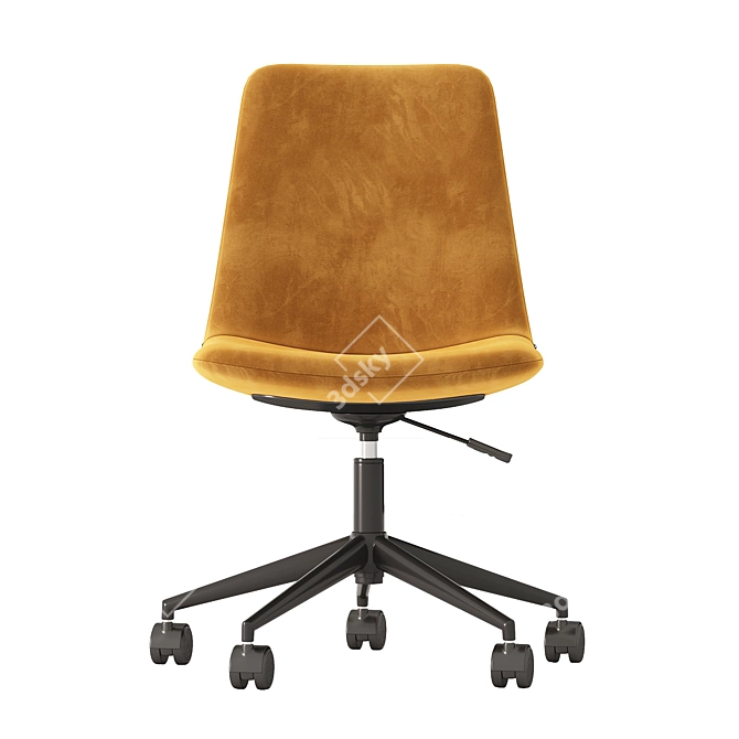 Modern Maine Swivel Office Chair 3D model image 4