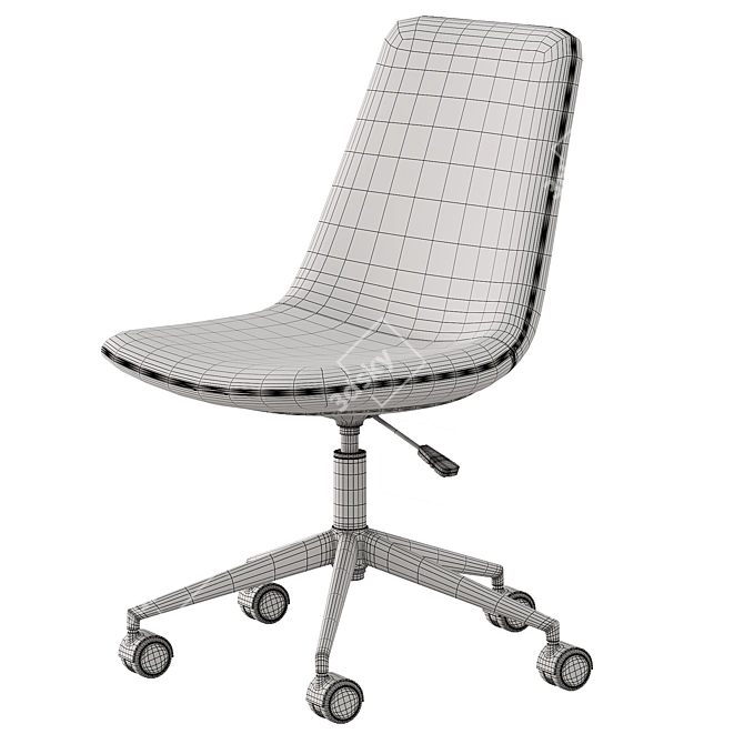 Modern Maine Swivel Office Chair 3D model image 5