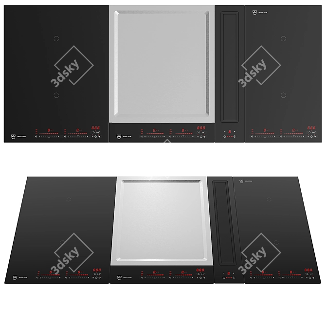 V-ZUG CookTop Collection, 3D Models 3D model image 1