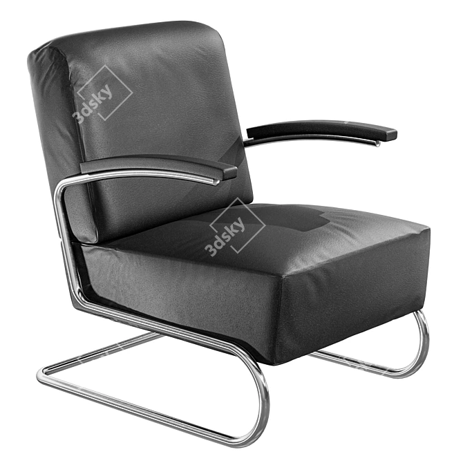 Thonet S 411 Chair Turbo 3D model image 1