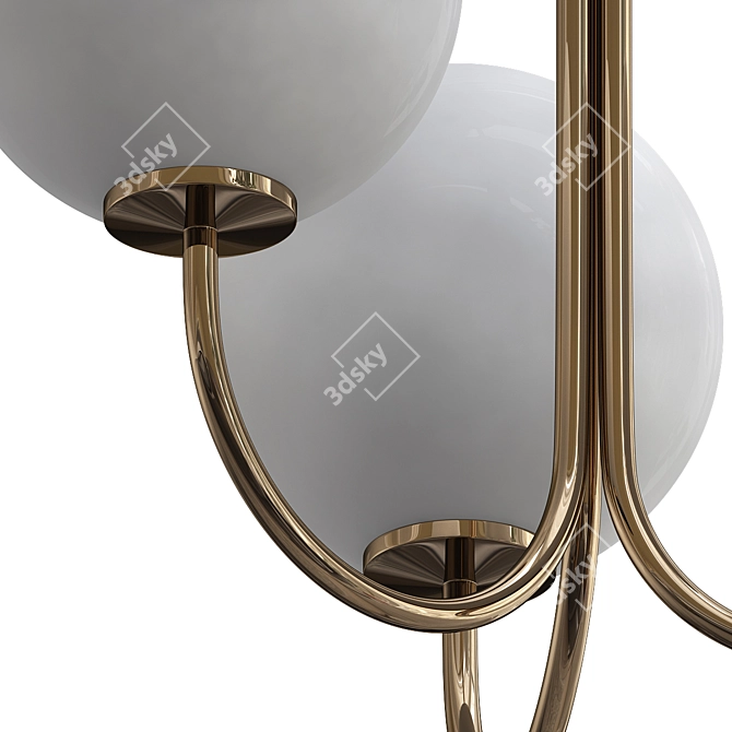 Herstal Balloon Chandelier Statement Piece 3D model image 2