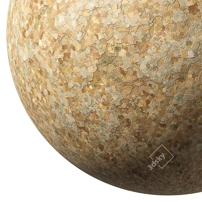 Seamless Plaster Material Texture Pack 3D model image 4