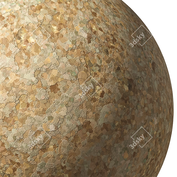 Seamless Plaster Material Texture Pack 3D model image 5