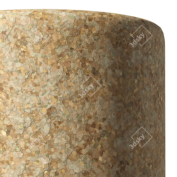 Seamless Plaster Material Texture Pack 3D model image 6