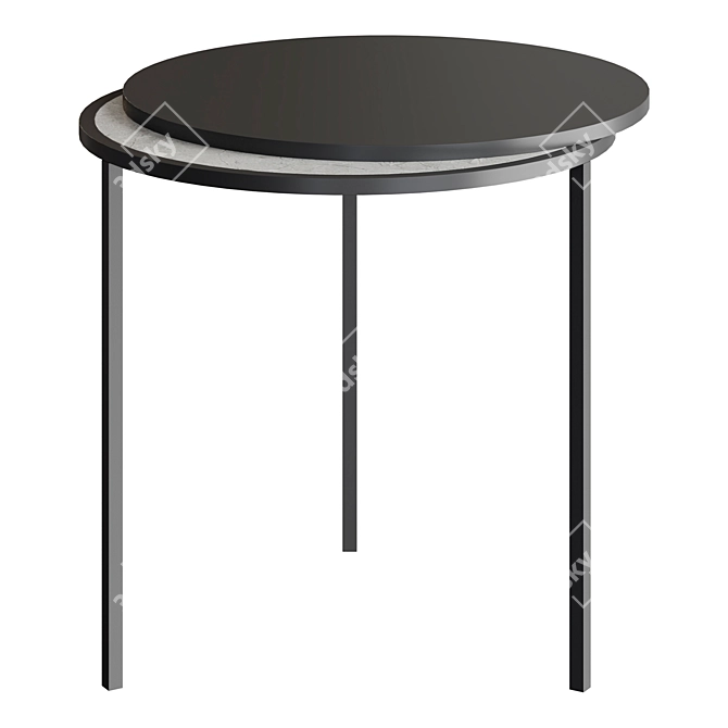 Modern Coffee Table Well 3D model image 2